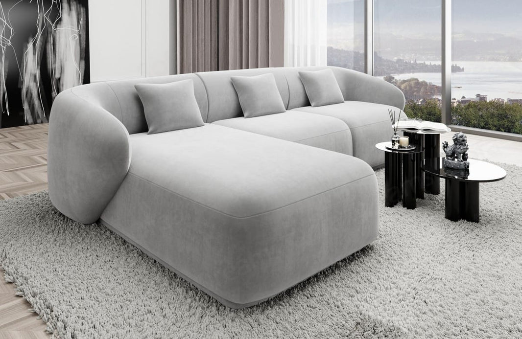 Ecksofa Marbella L-Form aus Stoff