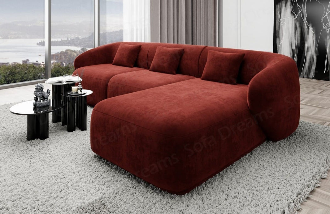 Ecksofa Marbella L-Form aus Stoff