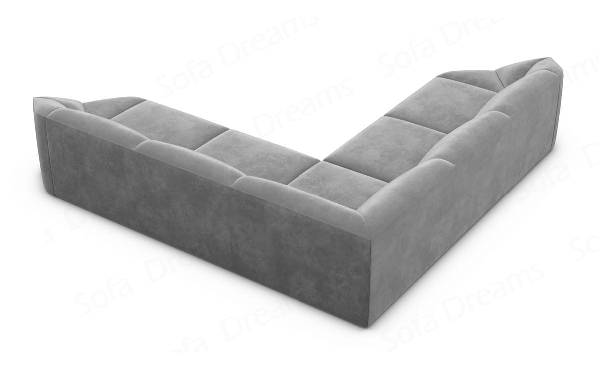 L-Form Stoffsofa Cabrera Dunkelgrau