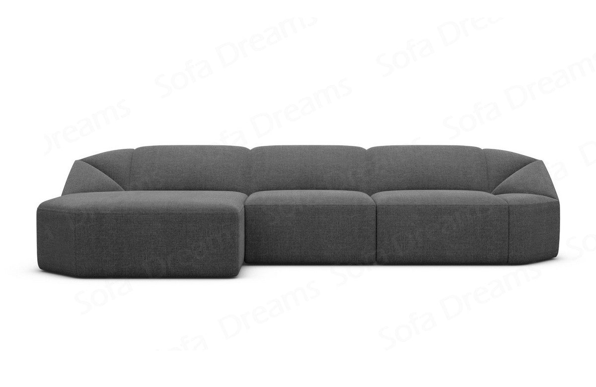 Polster Ecksofa Cabrera L-Form kurz Anthrazit