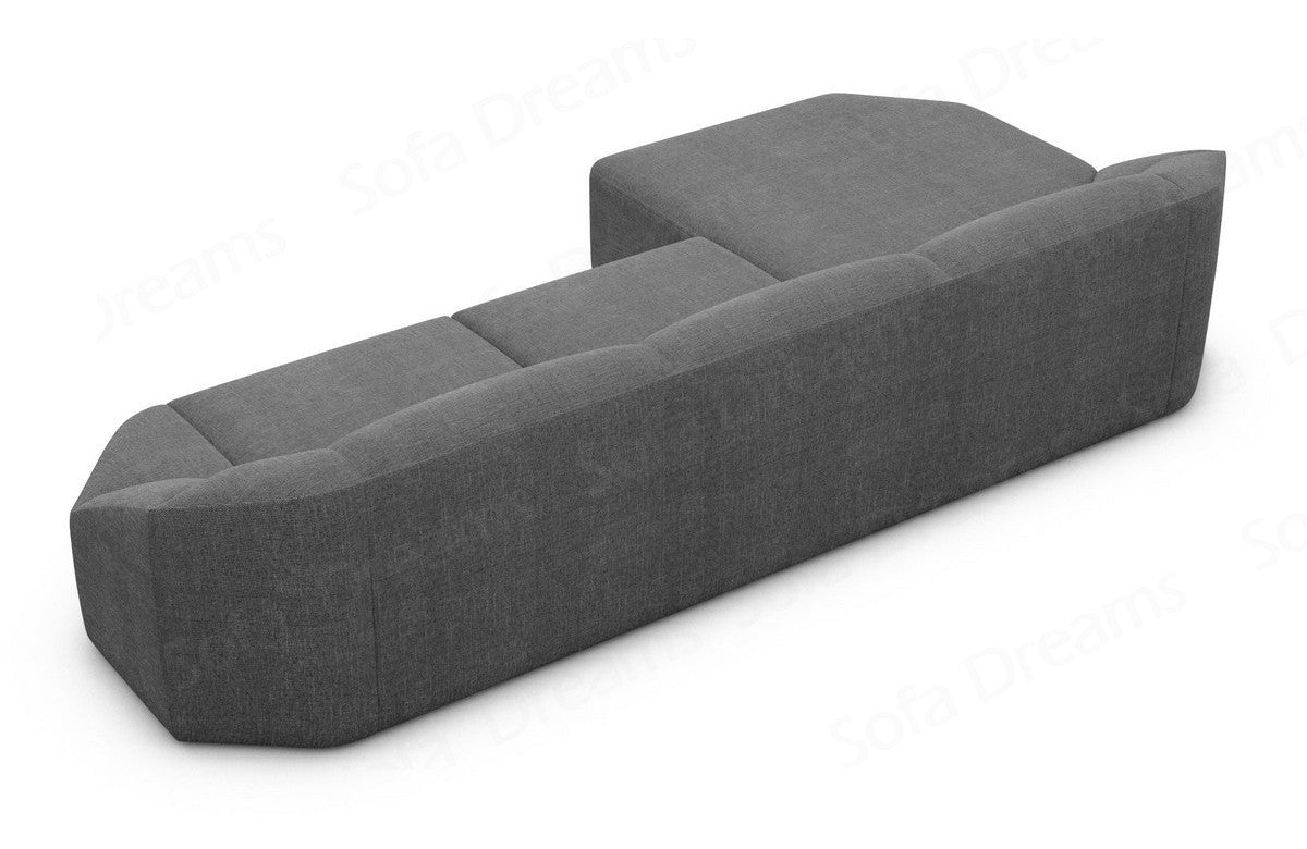 Polster Ecksofa Cabrera L-Form kurz Anthrazit