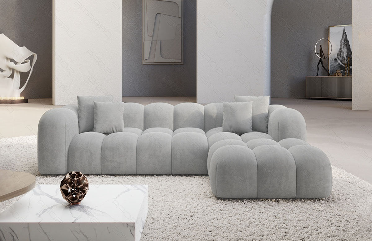 Ecksofa Formentera L-Form Kurz Stoff
