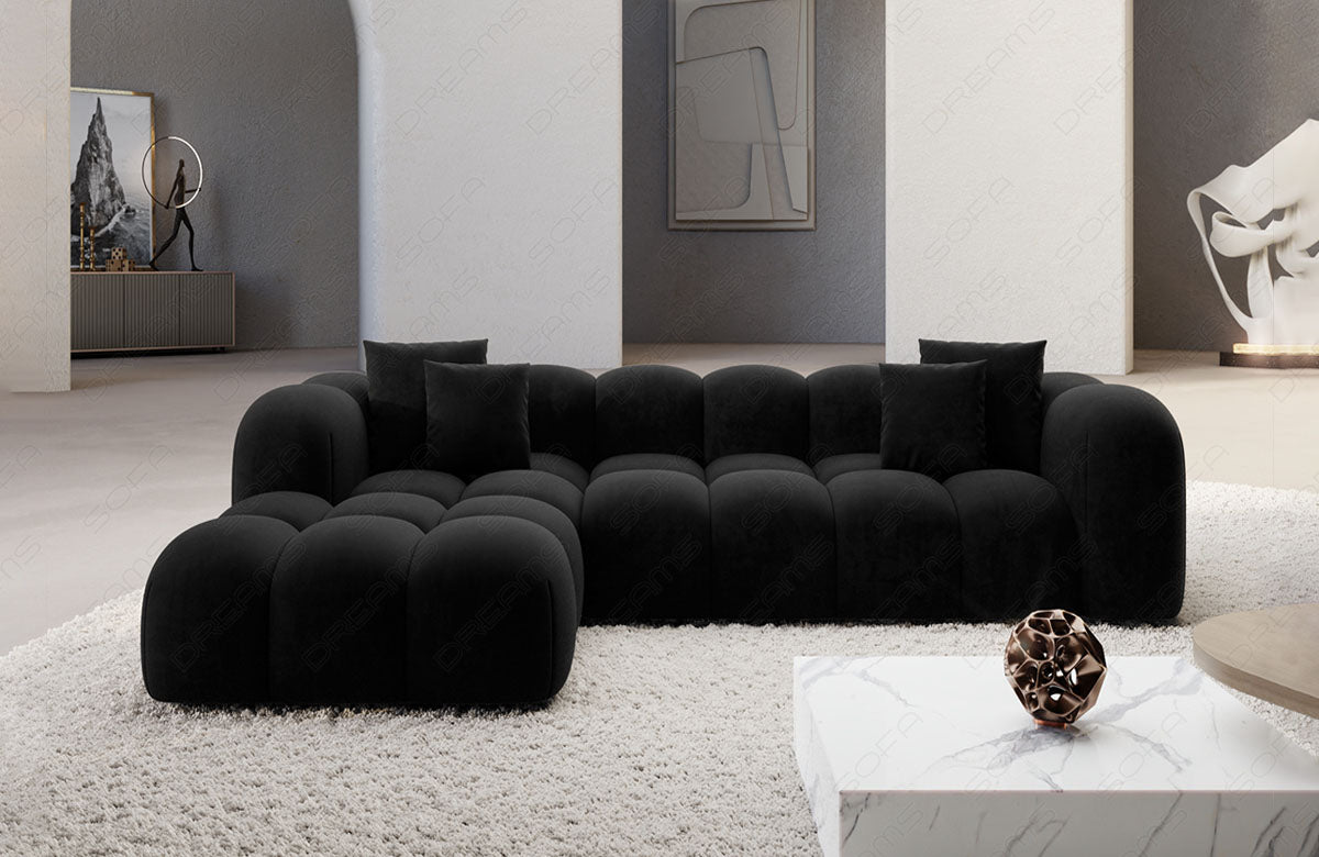 Ecksofa Formentera L-Form Kurz Stoff