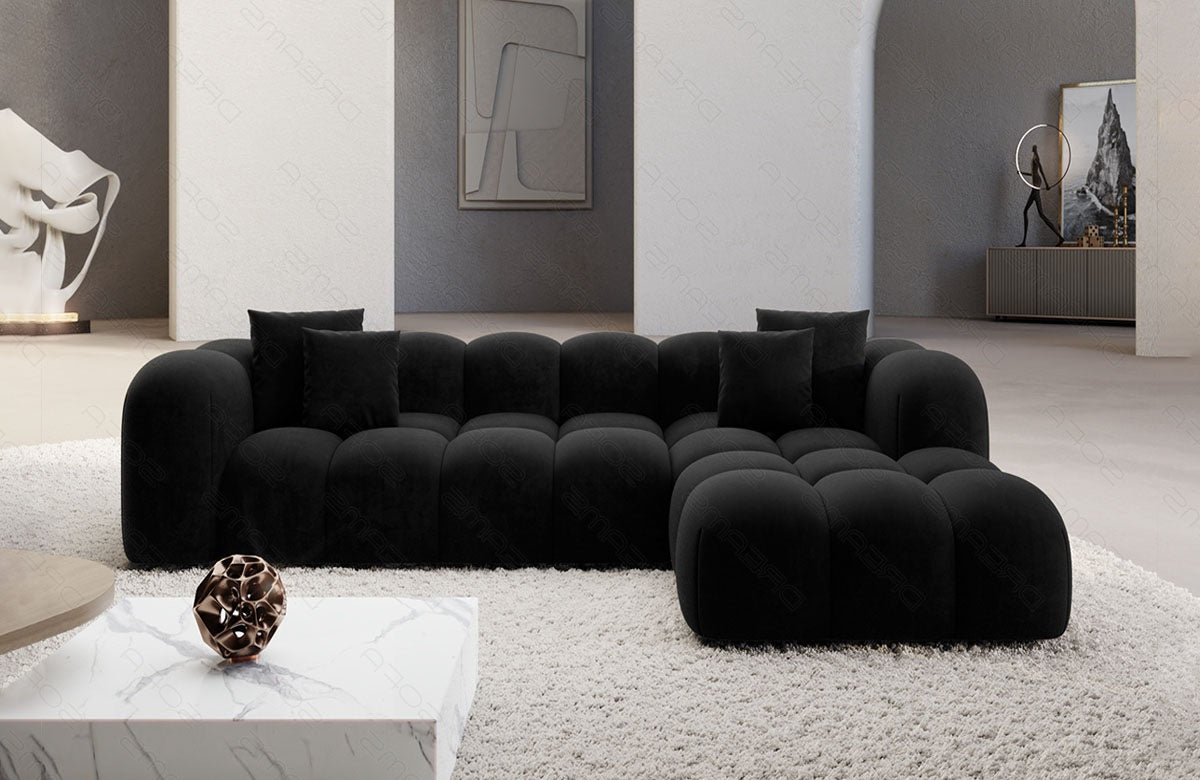 Ecksofa Formentera L-Form Kurz Stoff