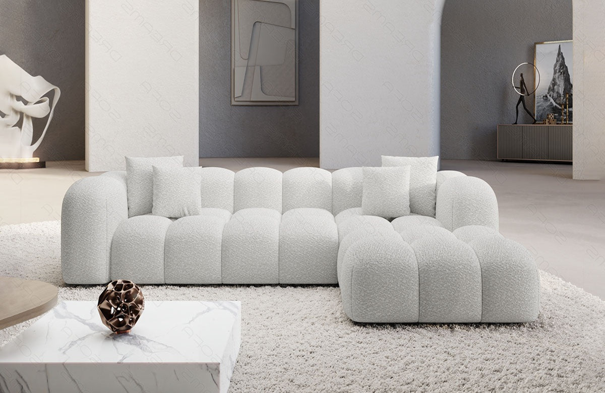 Ecksofa Formentera L-Form Kurz Stoff