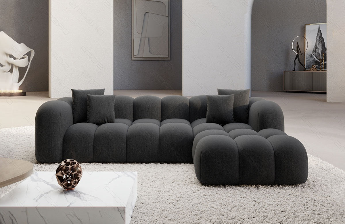 Ecksofa Formentera L-Form Kurz Stoff