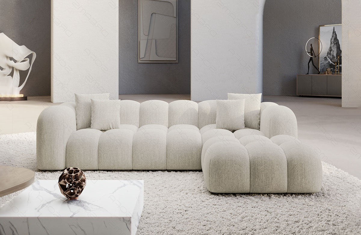 Ecksofa Formentera L-Form Kurz Stoff