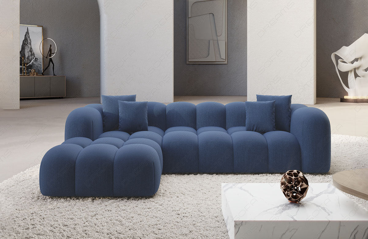 Ecksofa Formentera L-Form Kurz Stoff