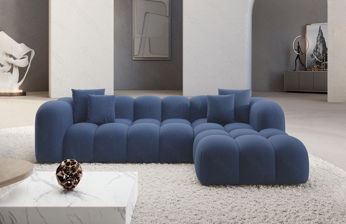 Ecksofa Formentera L-Form Kurz Stoff