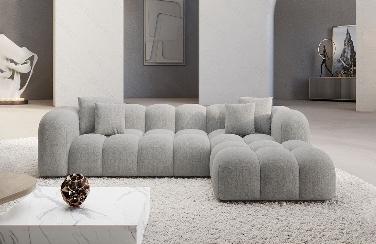 Ecksofa Formentera L-Form Kurz Stoff
