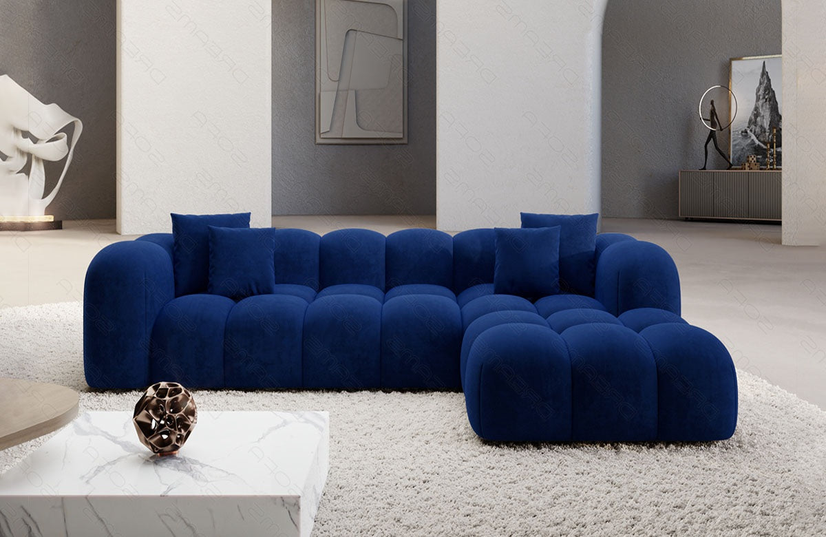 Ecksofa Formentera L-Form Kurz Stoff