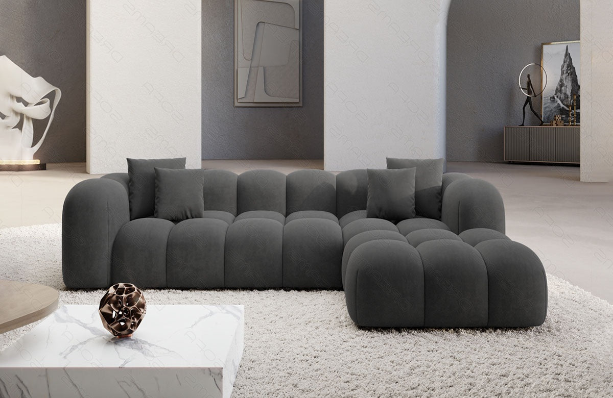Ecksofa Formentera L-Form Kurz Stoff