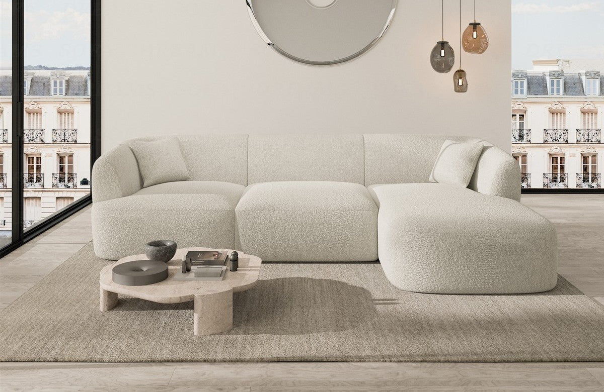 Stoff Ecksofa Tabarca L-Form Kurz