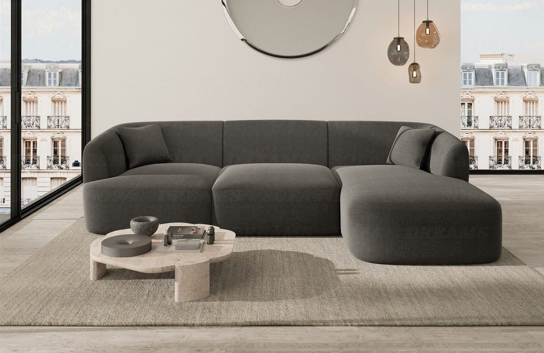 Ecksofa Tabarca L-Form aus Stoff