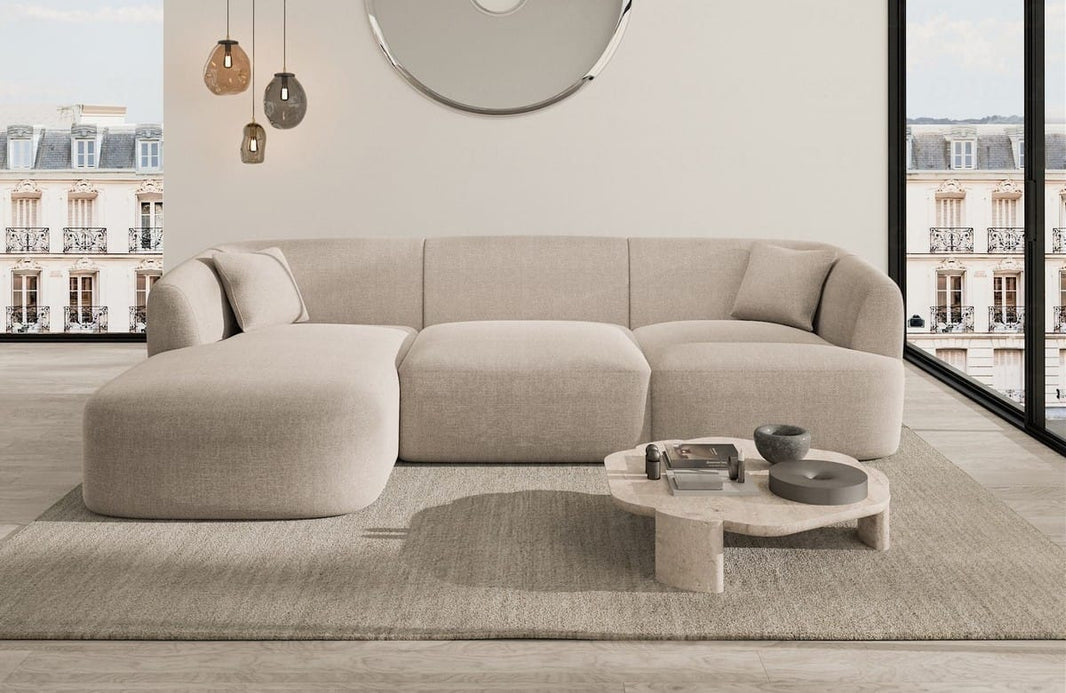 Ecksofa Tabarca L-Form aus Stoff