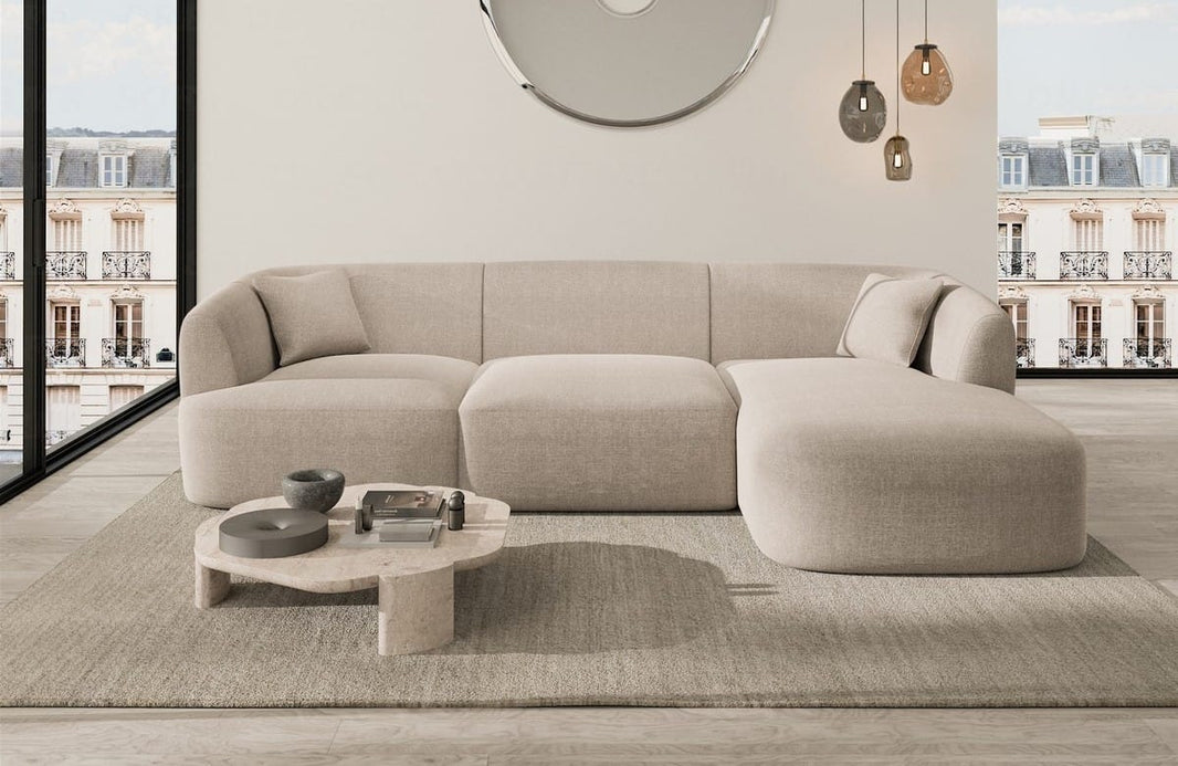 Ecksofa Tabarca L-Form aus Stoff