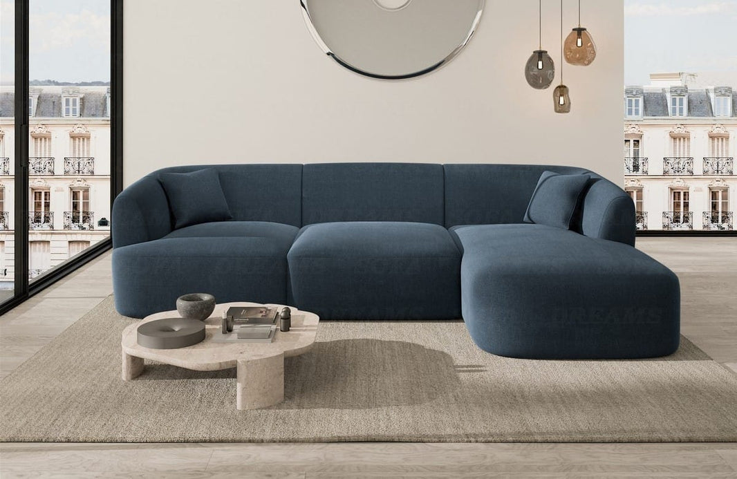 Ecksofa Tabarca L-Form aus Stoff