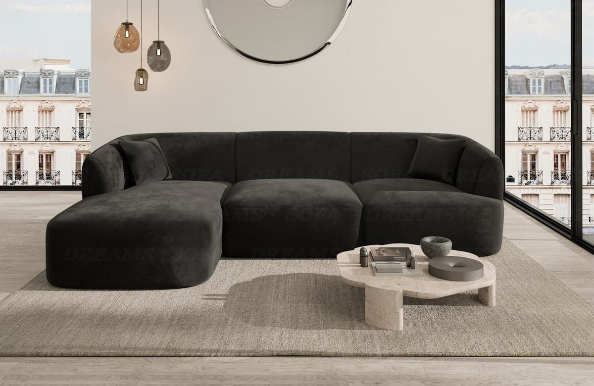 Couch Tabarca L Form Stoff