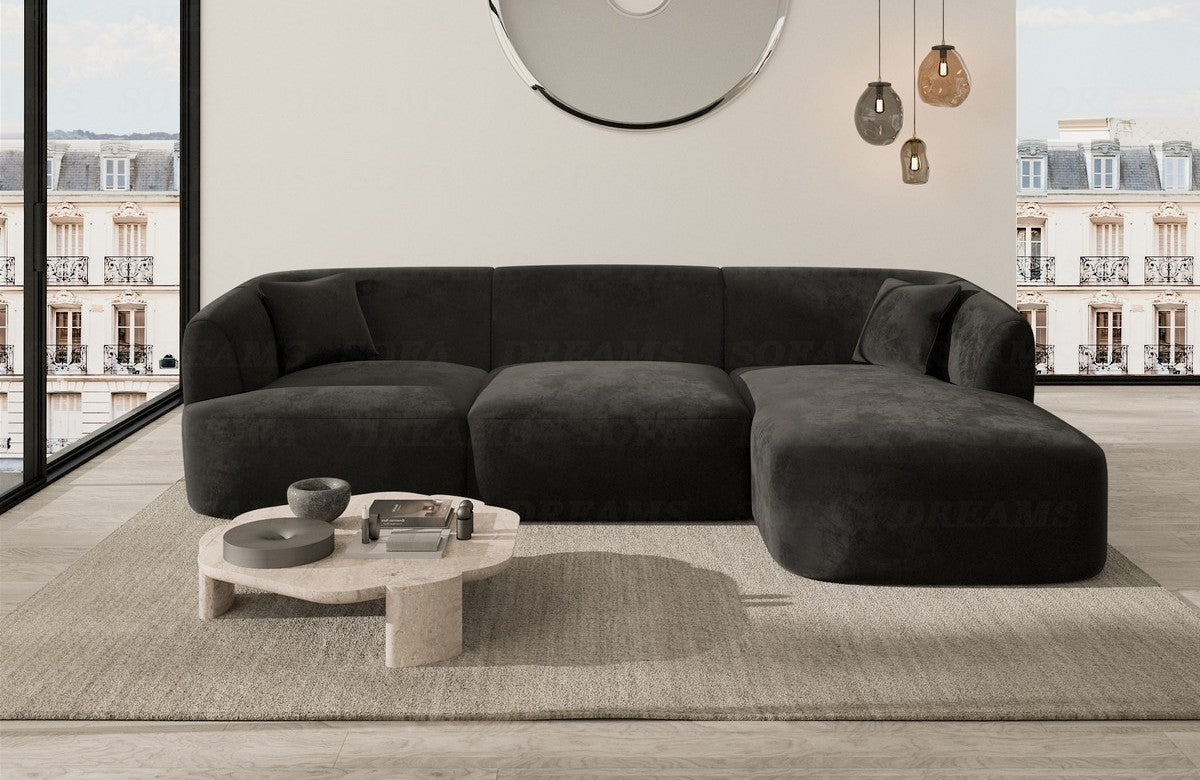 Stoff Ecksofa Tabarca L-Form Kurz