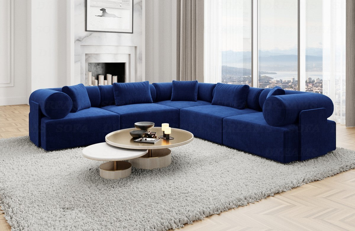 Ecksofa Laguardia L-Form Stoff