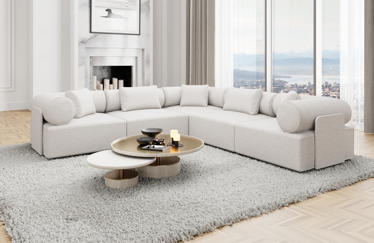 Ecksofa Laguardia L-Form Stoff