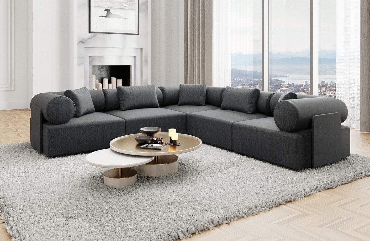 Ecksofa Laguardia L-Form Stoff