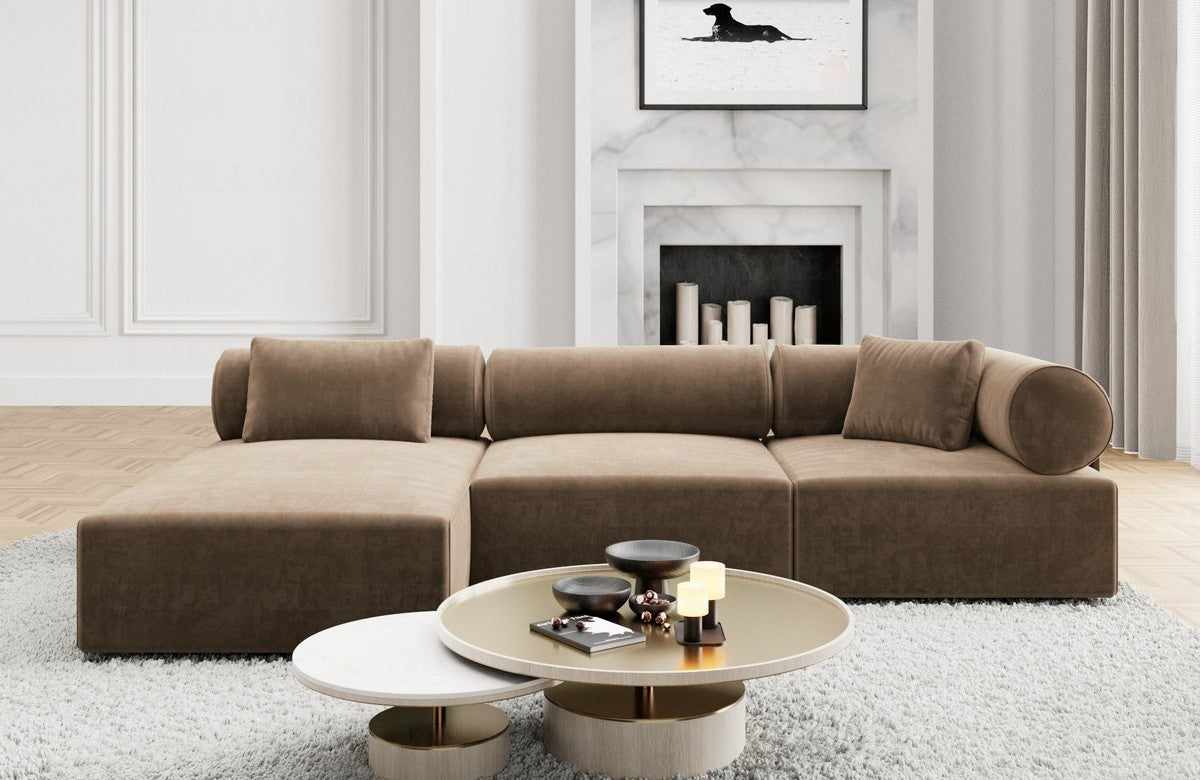 Polster Ecksofa Laguardia L-Form Kurz