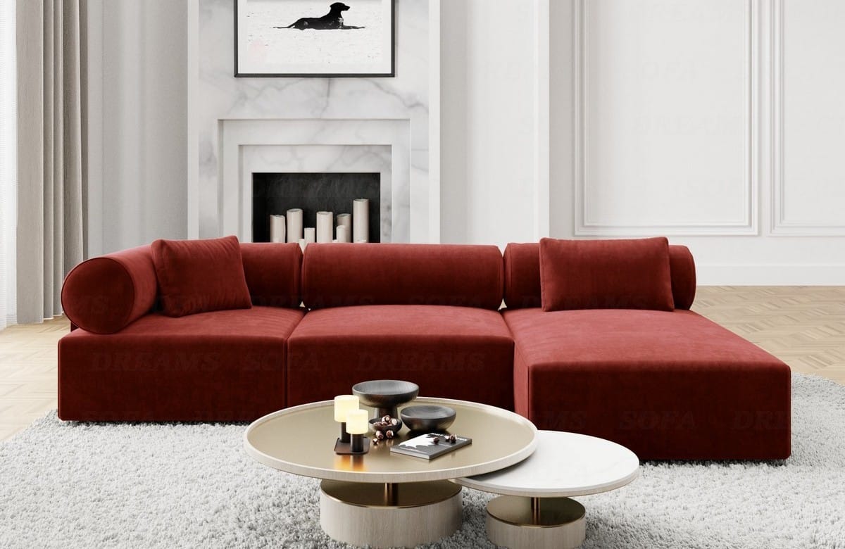 Stoff Ecksofa Laguardia L Form