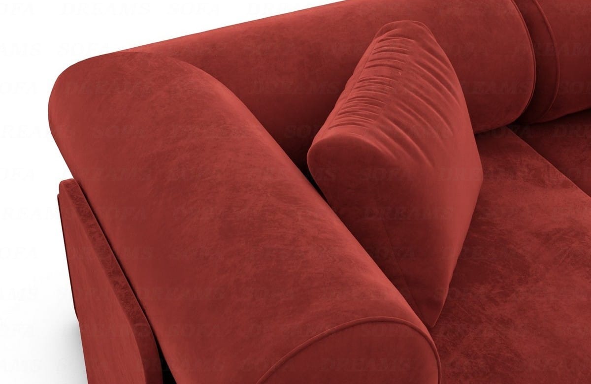 Stoff Ecksofa Laguardia L Form Rot