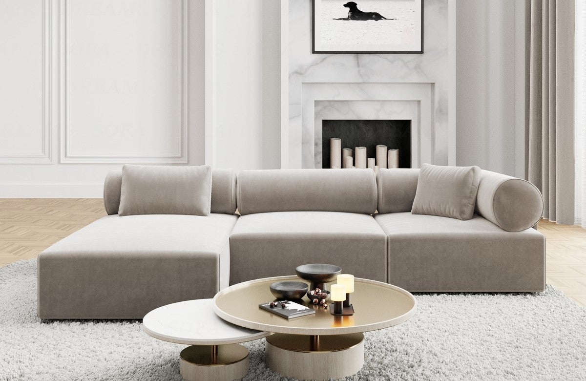 Polster Ecksofa Laguardia L-Form Kurz