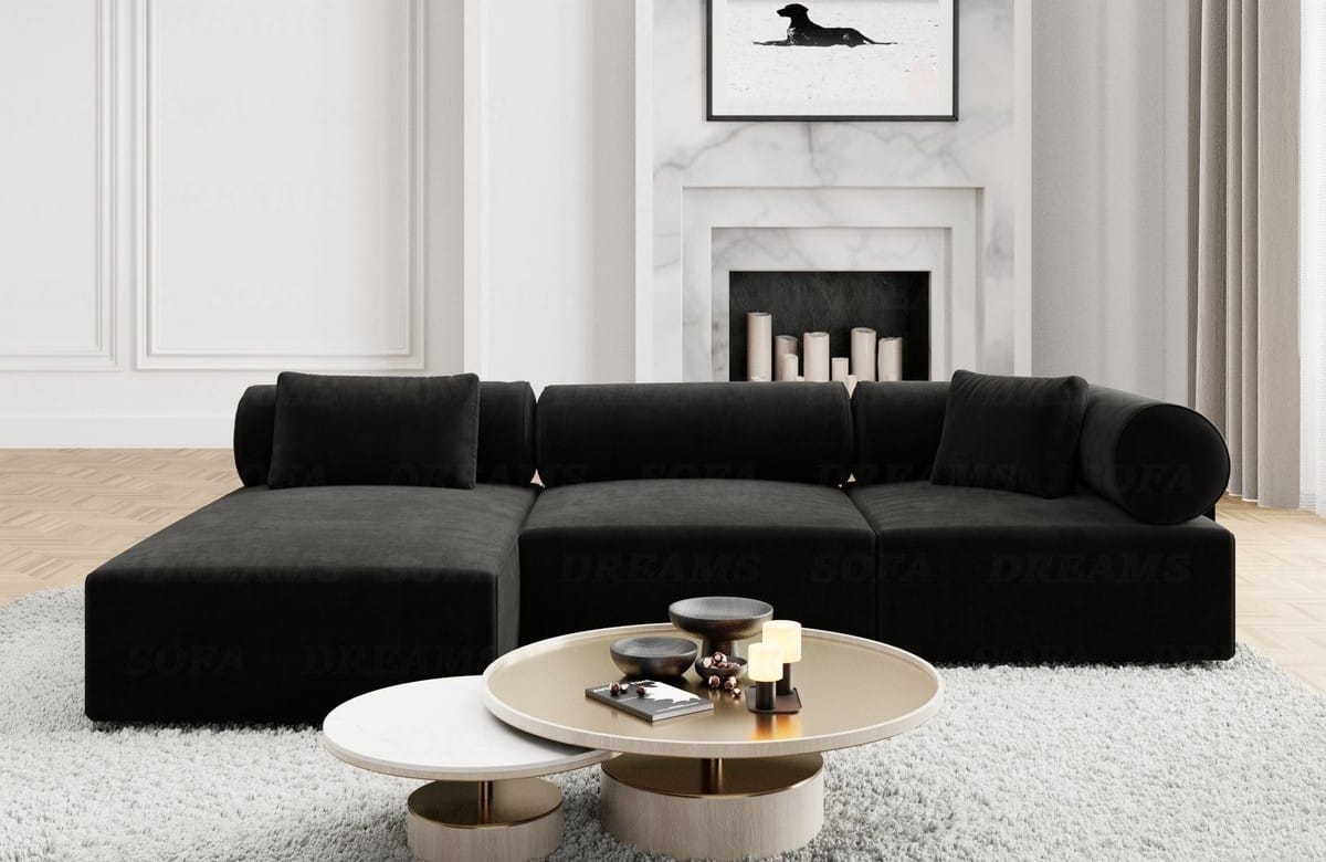 Polster Ecksofa Laguardia L-Form Kurz