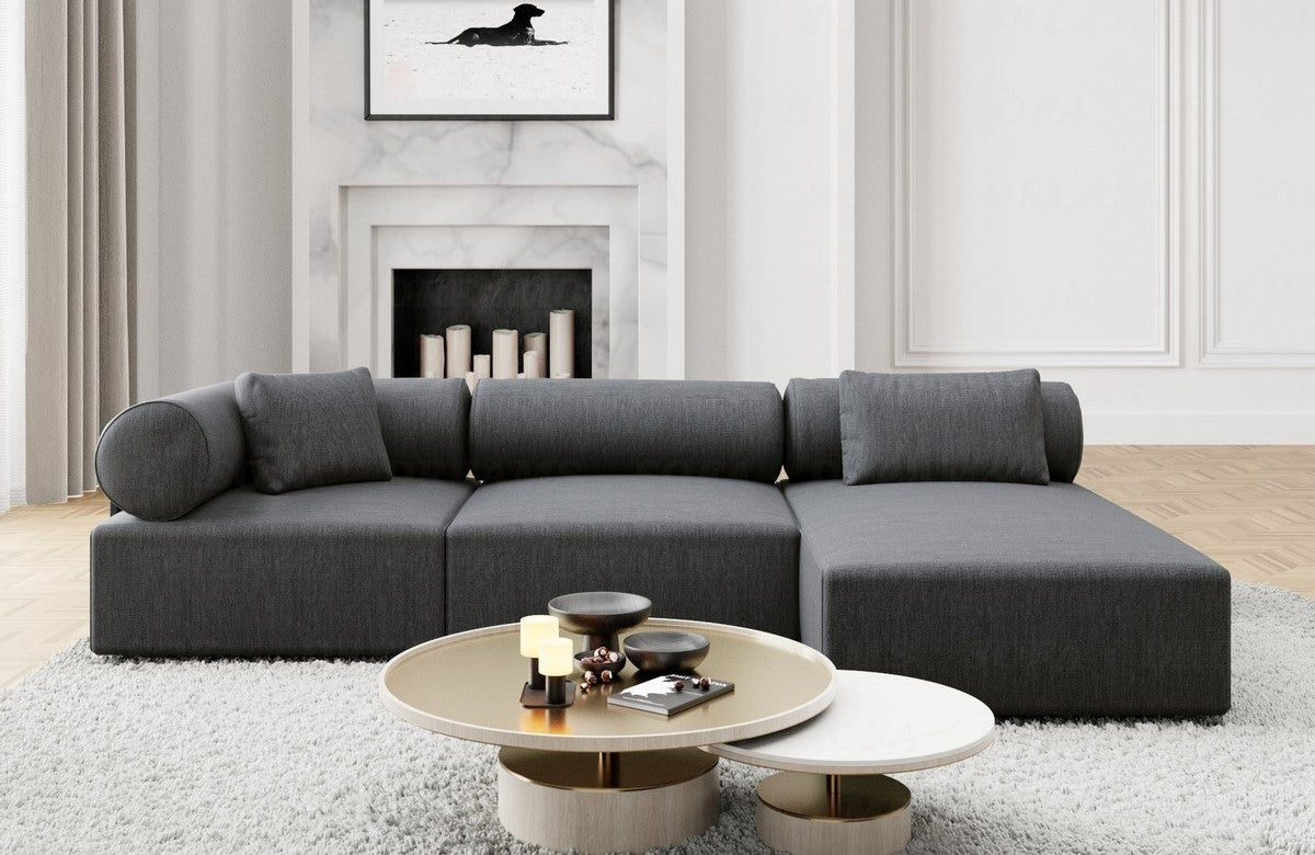 Polster Ecksofa Laguardia L-Form Kurz