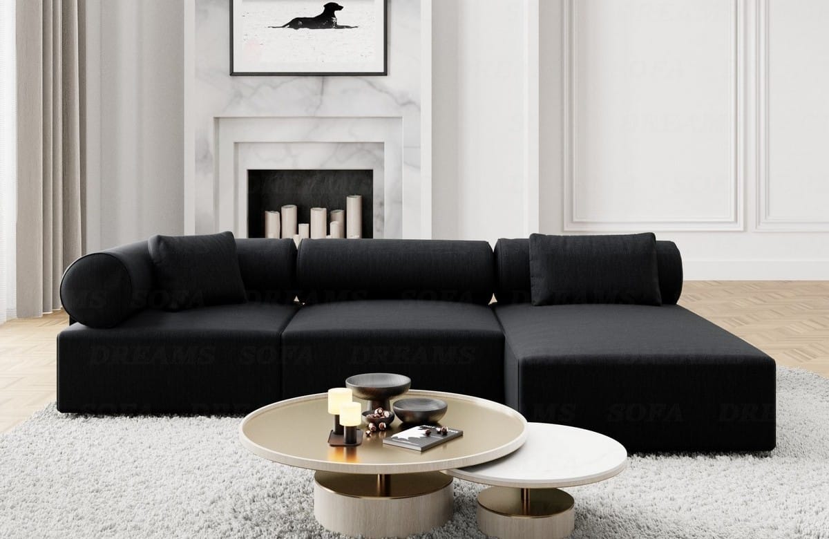 Polster Ecksofa Laguardia L-Form Kurz