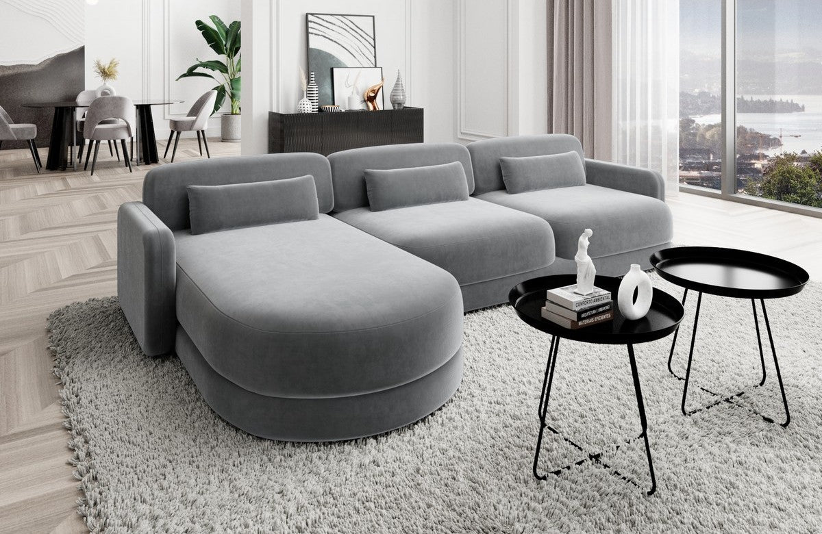 Polster Ecksofa Valencia L-Form Kurz