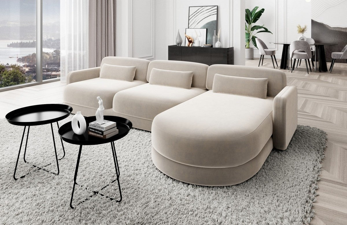 Polster Ecksofa Valencia L-Form Kurz