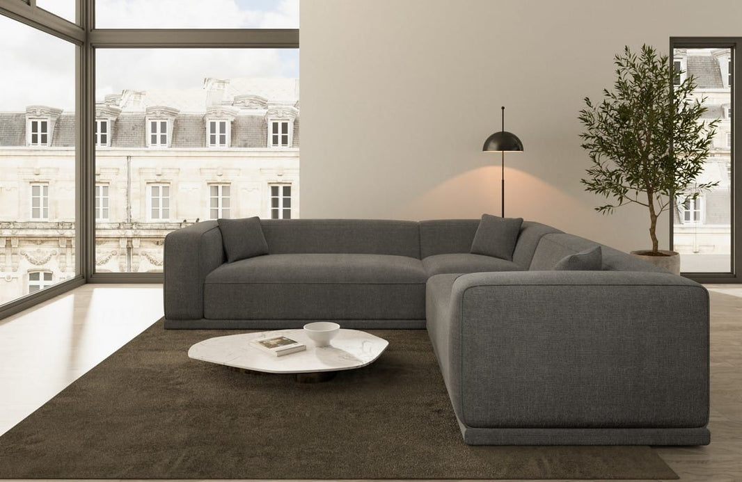 Stoff Ecksofa Merida L-Form