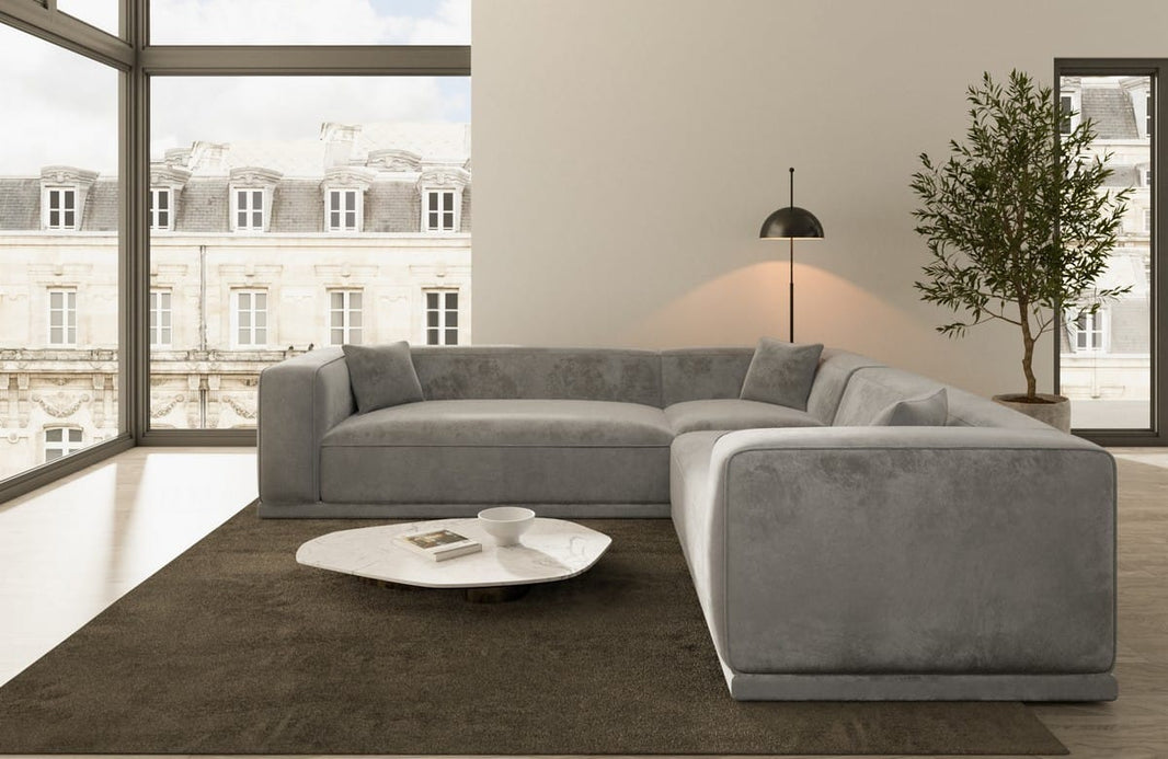 Stoff Ecksofa Merida L-Form