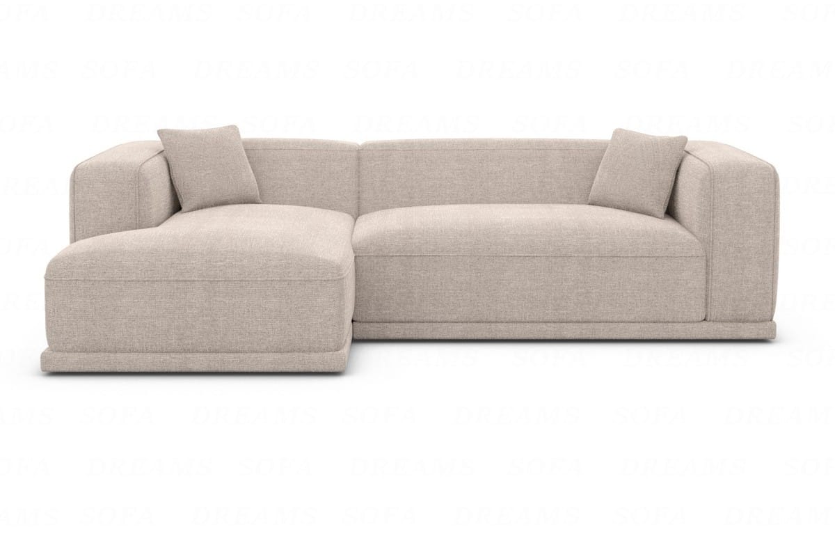 Couch Merida L-Form in Stoff Beige