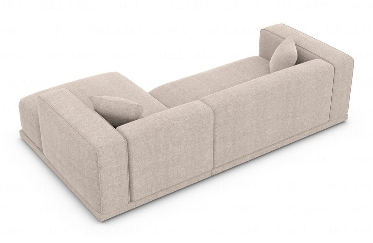 Couch Merida L-Form in Stoff beige