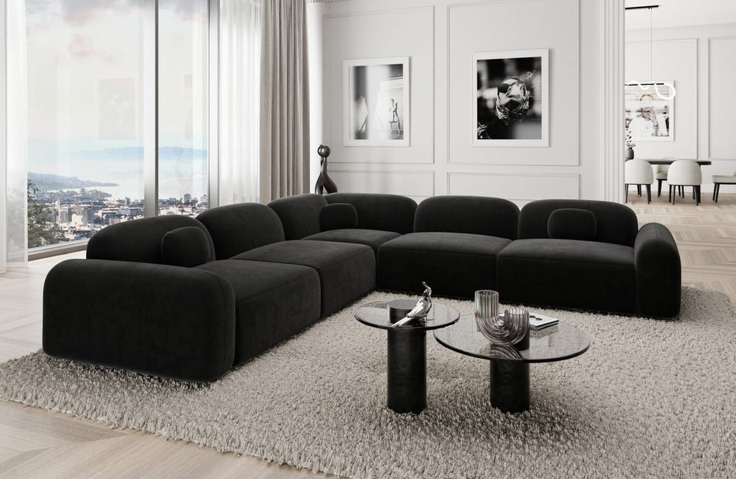 Ecksofa Barcelona L-Form aus Stoff