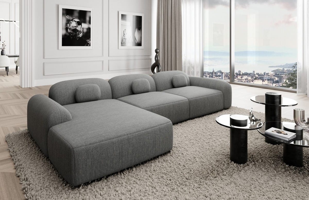 Polster Ecksofa Barcelona L-Form Kurz