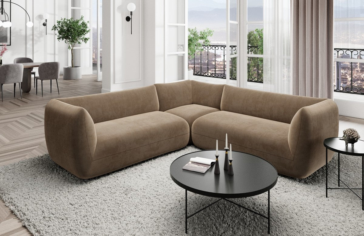 Ecksofa Madrid Stoff L-Form