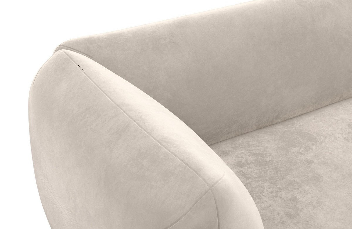 Ecksofa Madrid Stoff L-Form Sand