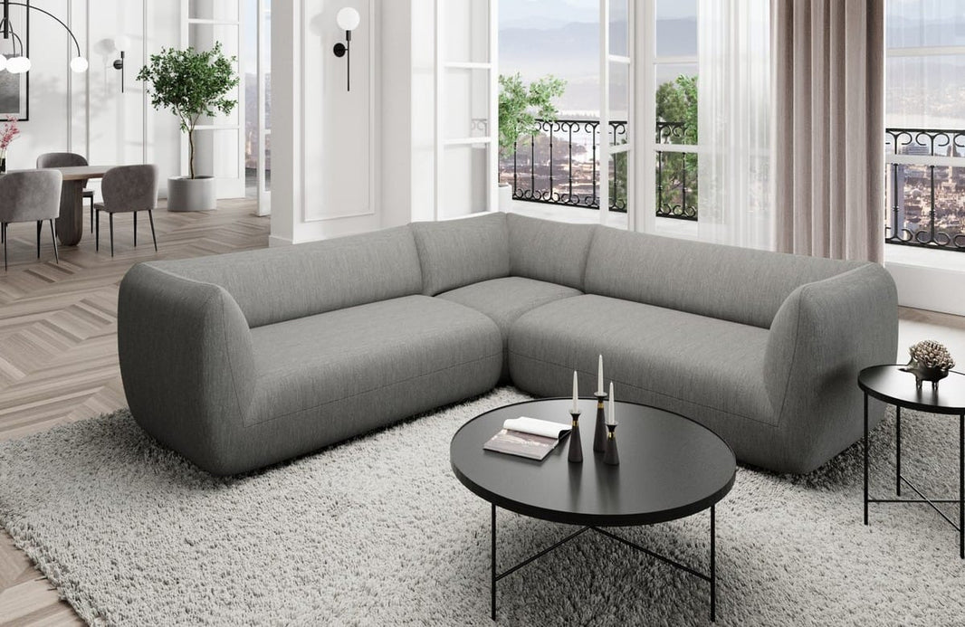 Ecksofa Madrid Stoff L-Form