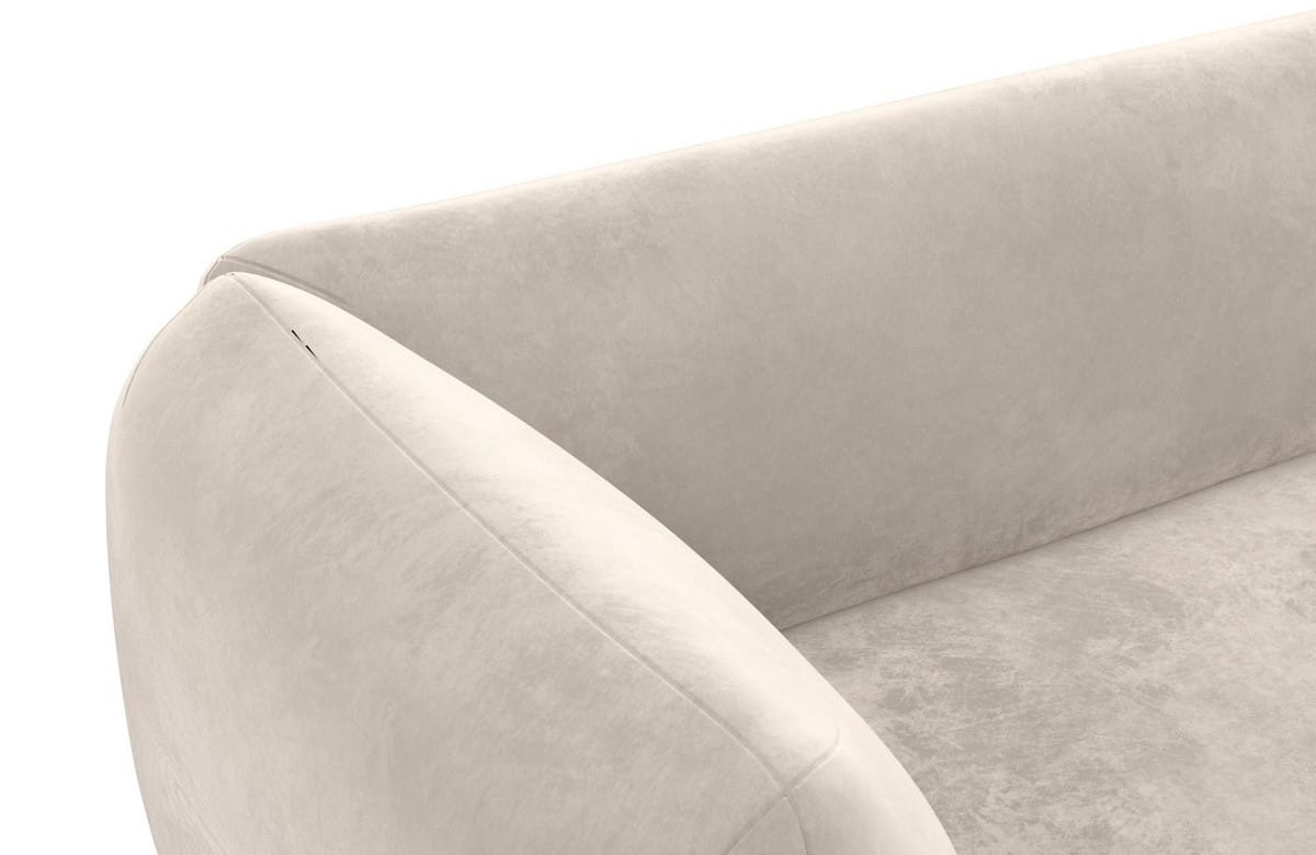 Ecksofa Madrid L Form Stoff Sand
