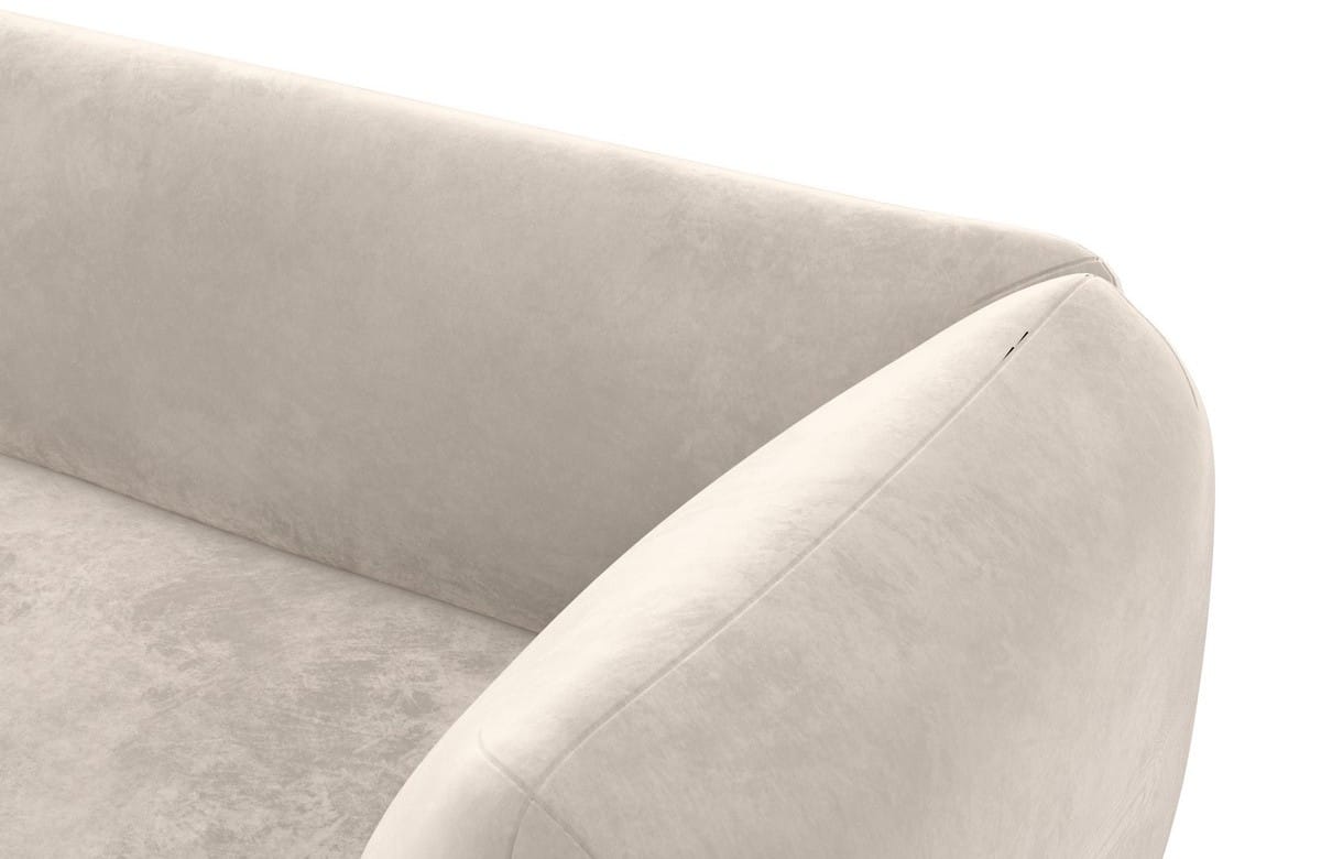 Stoff Ecksofa Madrid L-Form Sand