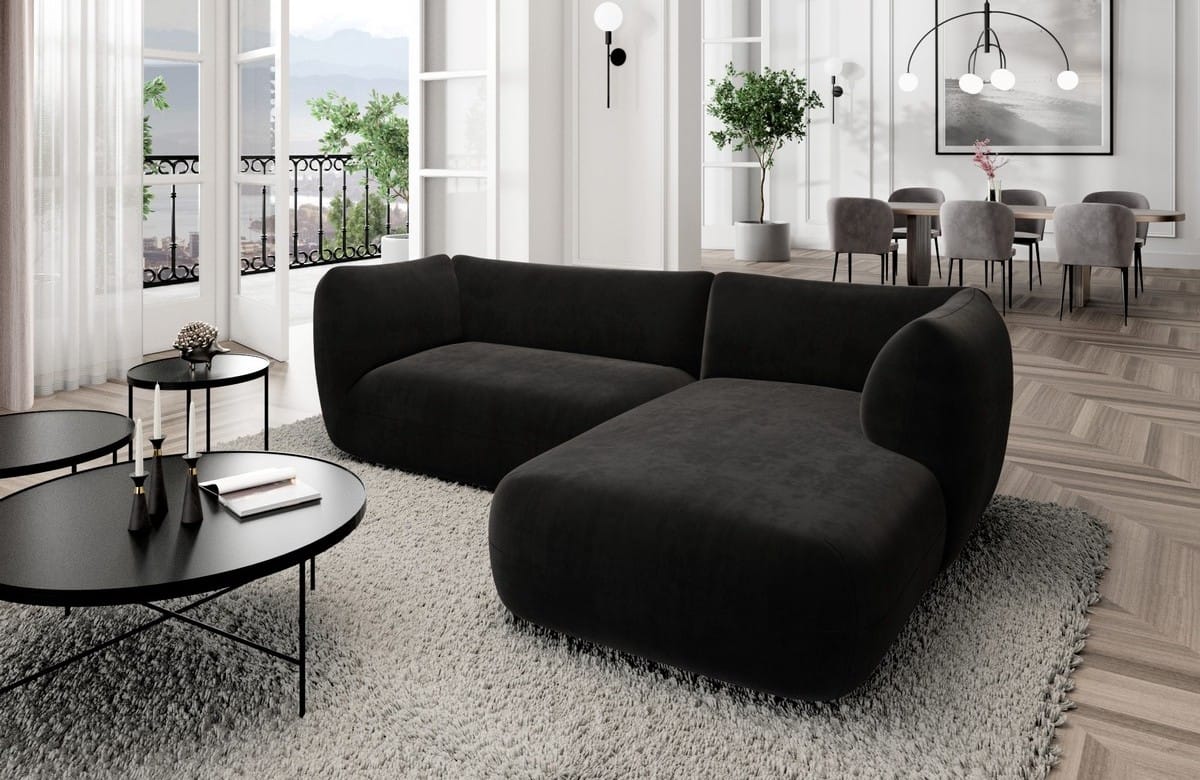 Ecksofa Madrid L Form Stoff