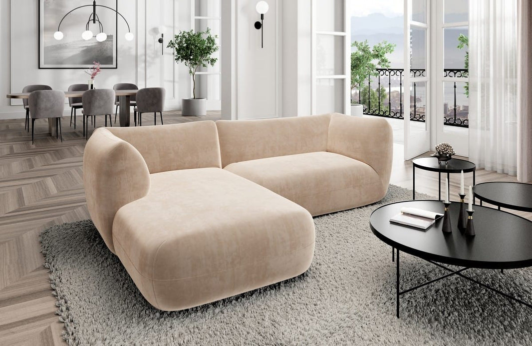 Stoff Ecksofa Madrid L-Form