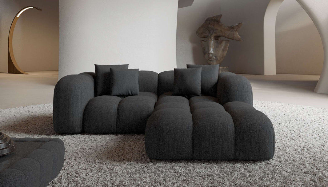 Mini Stoff Ecksofa Formentera L-Form