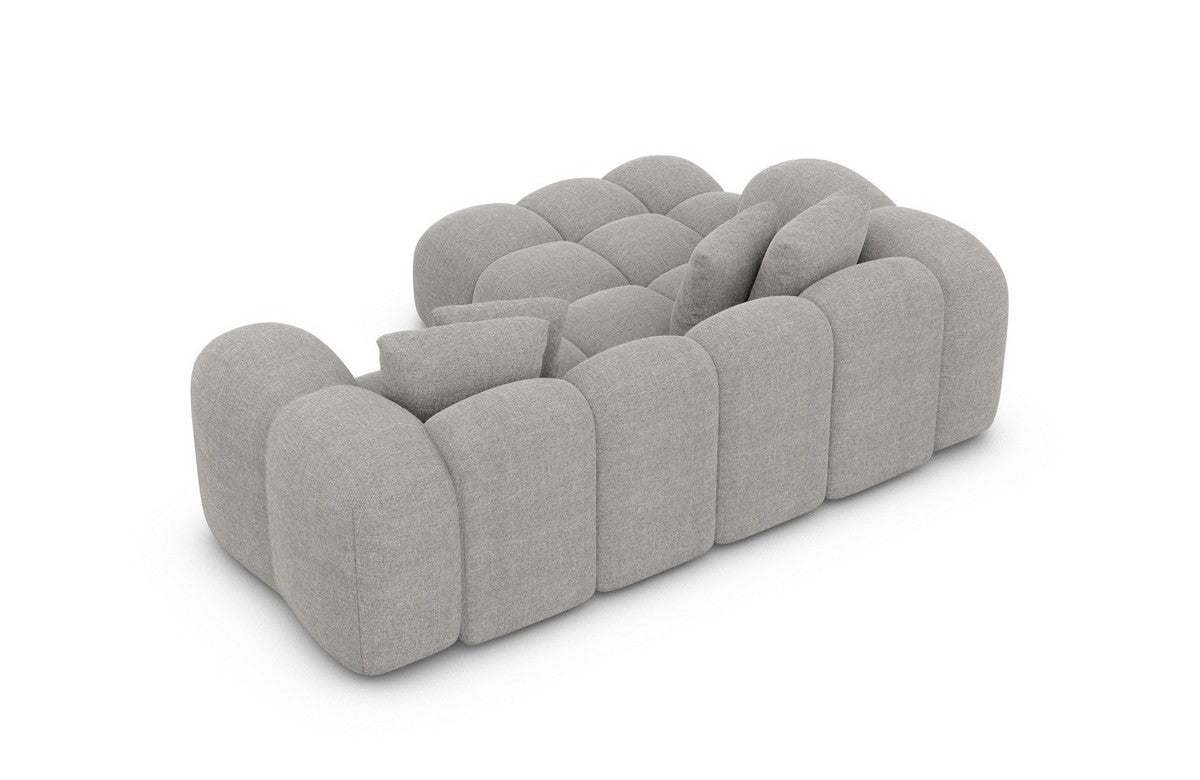 Ecksofa Formentera L-Form Mini Hellgrau